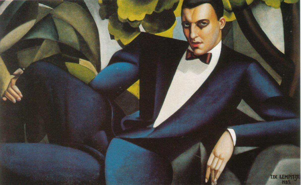 ダ・アフリート侯爵の肖像画 1925年 現代タマラ・デ・レンピッカ油絵